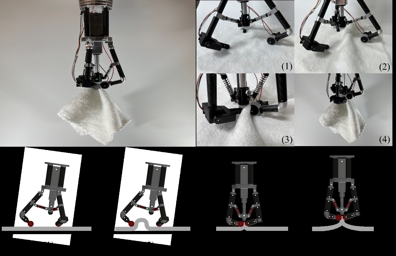 “A Modular End Effector with Active Rolling Fingertip for Picking Cloth-like Objects” accepted by CASE 2023